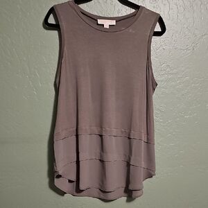 Michael Kors Muted Green Sleeveless Tank Top
